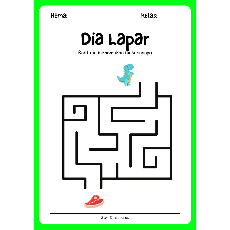 Worksheet Coding Anak Lembar Kerja Edukasi Belajar Logika Dasar Kertas A5 Premium - Gambar 2