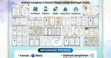 300+ Template Undangan Microsoft Word Siap Pakai Hemat dan Berkualitas