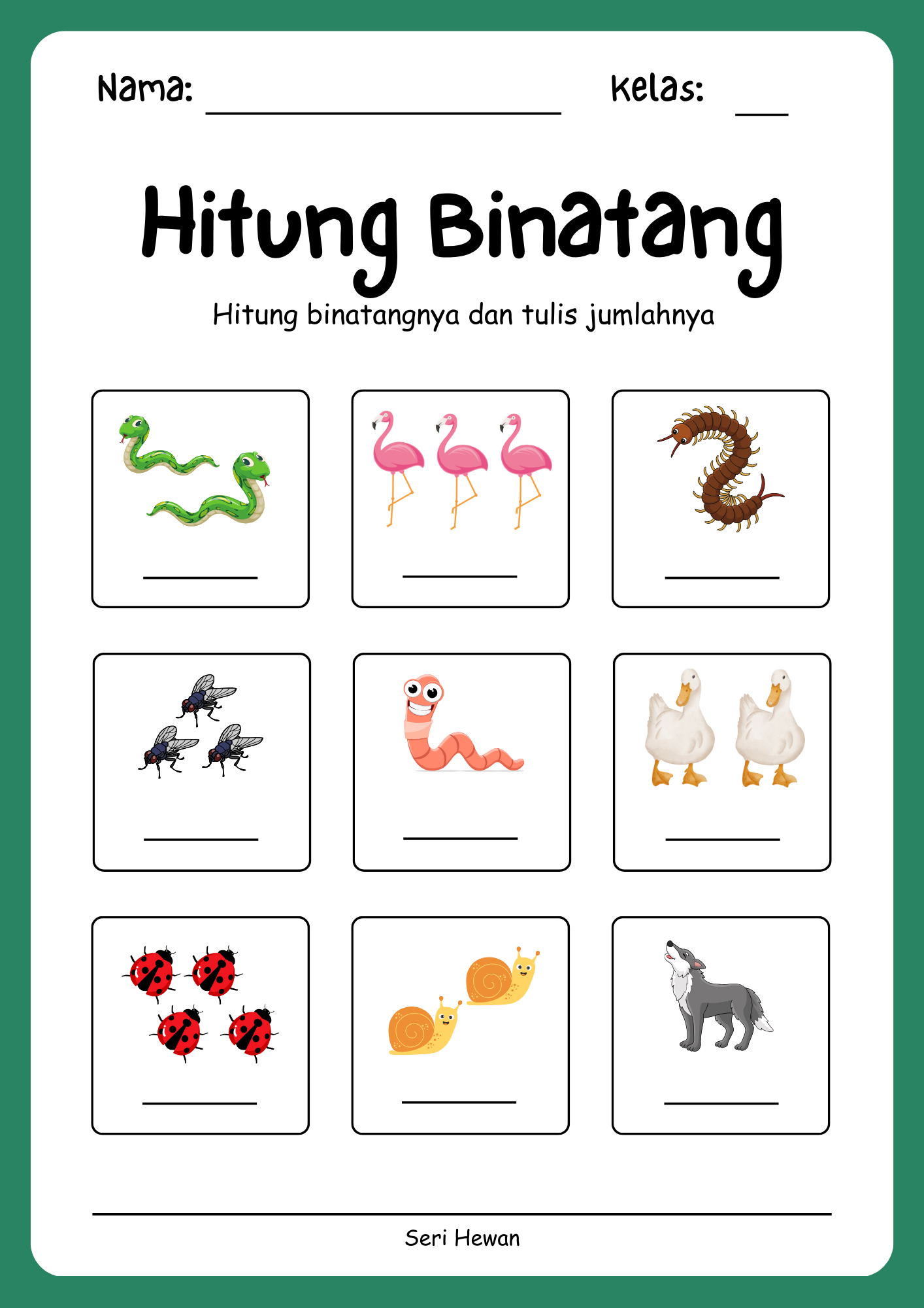 Template Coding Anak Tema Hewan 125 Halaman Aktivitas Logika Dasar Siap Download dan Cetak - Gambar 2
